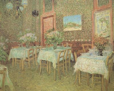 Vincent Van Gogh Interior of a Restaurant (nn04) Sweden oil painting art